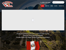 Tablet Screenshot of lacarretarestaurantutah.com